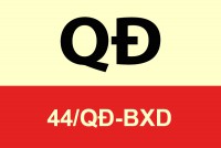 Quyết định số 44/QĐ-BXD ngày 14/01/2020 của Bộ Xây dựng công bố suất vốn đầu tư xây dựng công trình và giá xây dựng tổng hợp bộ phận kết cấu công trình năm 2018