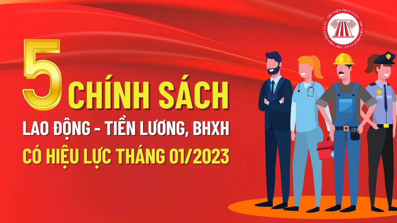5 chính sách lao động - tiền lương, BHXH có hiệu lực từ tháng 1-2023